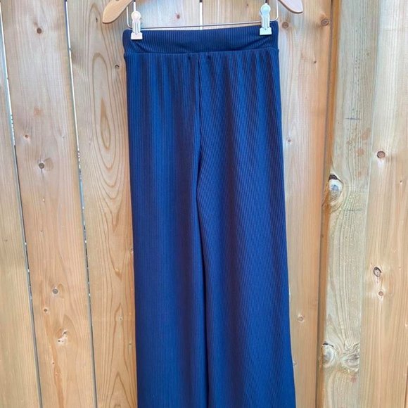 Cotton On Wide Leg Ribbed Sweat Pant/Lounge Pant - Picture 3 of 4